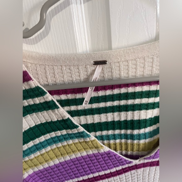 Free People Gidget Knit Sweater Dress Multicolored Extra Small - Picture 3 of 4